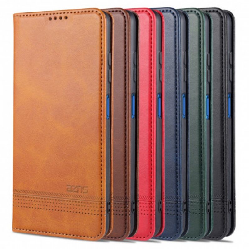 Beskyttelse Deksel Til Poco X3 / X3 Pro / X3 NFC Folio Deksel Azns Skinnstyling