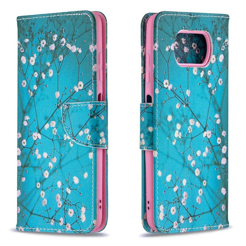 Folio Deksel Til Poco X3 / X3 Pro / X3 NFC Blossom Tree