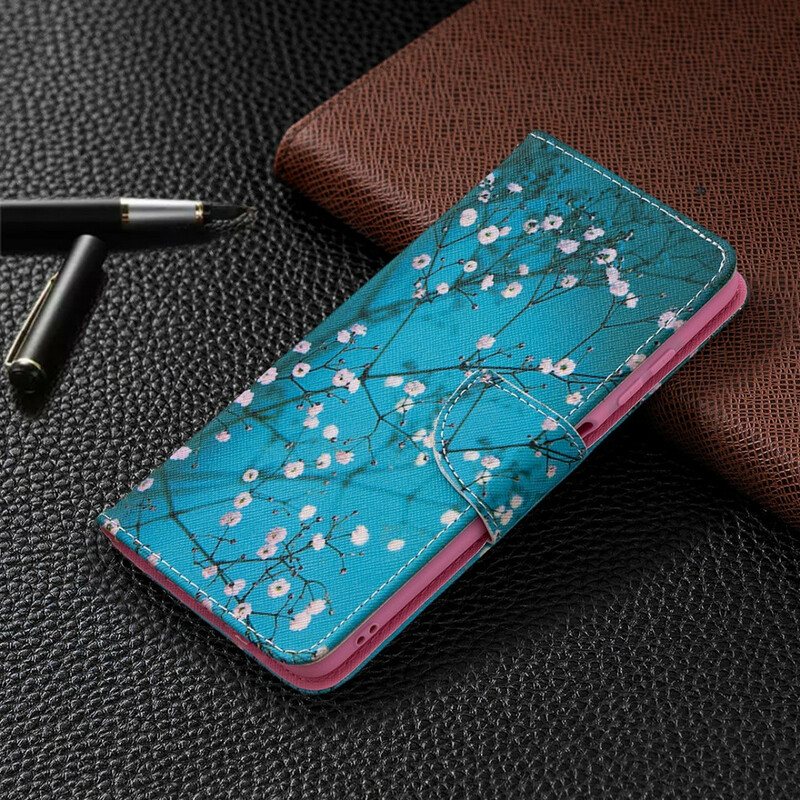 Folio Deksel Til Poco X3 / X3 Pro / X3 NFC Blossom Tree