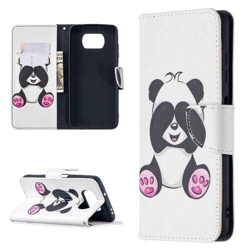 Folio Deksel Til Poco X3 / X3 Pro / X3 NFC Panda Moro