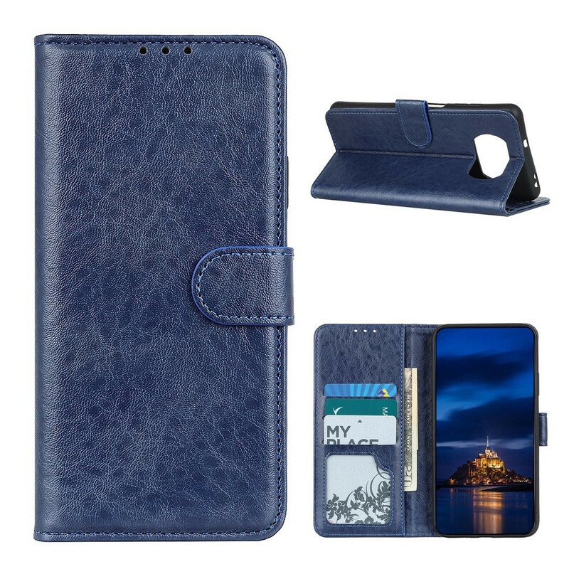 Folio Deksel Til Poco X3 / X3 Pro / X3 NFC Style Leather Business