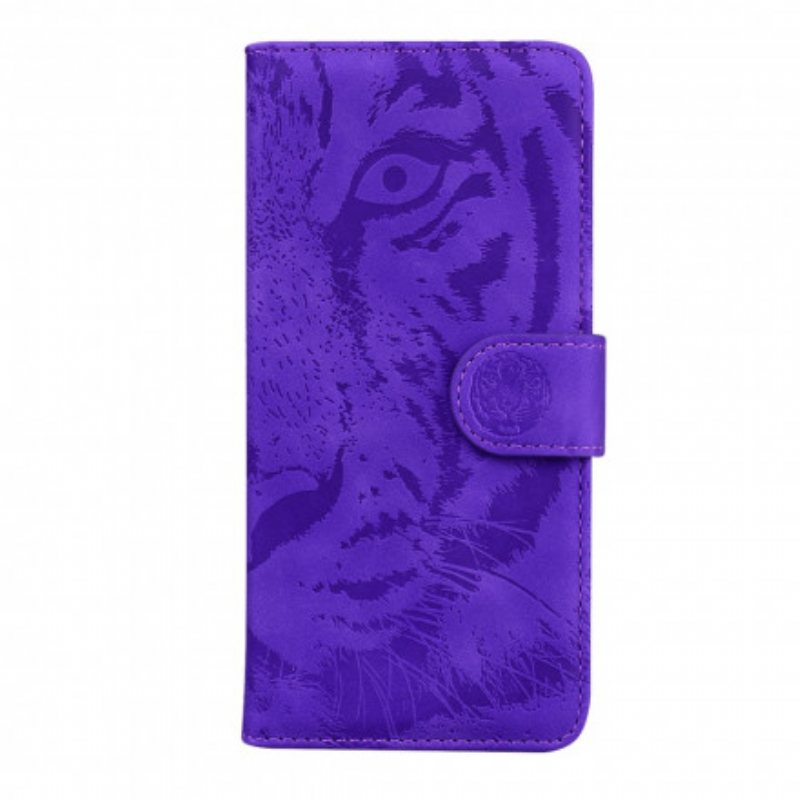 Folio Deksel Til Poco X3 / X3 Pro / X3 NFC Tiger Ansiktstrykk