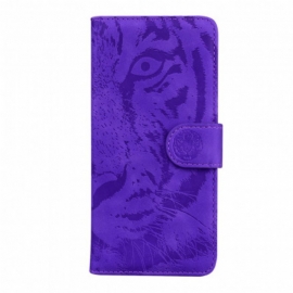 Folio Deksel Til Poco X3 / X3 Pro / X3 NFC Tiger Ansiktstrykk