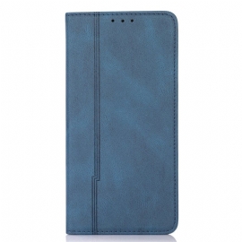 Beskyttelse Deksel Til Xiaomi Redmi Note 11 Pro Plus 5G Folio Deksel Style Leather Line