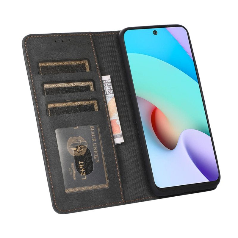 Beskyttelse Deksel Til Xiaomi Redmi Note 11 Pro Plus 5G Folio Deksel Style Leather Line