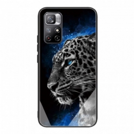 Deksel Til Xiaomi Redmi Note 11 Pro Plus 5G Feline Face Herdet Glass