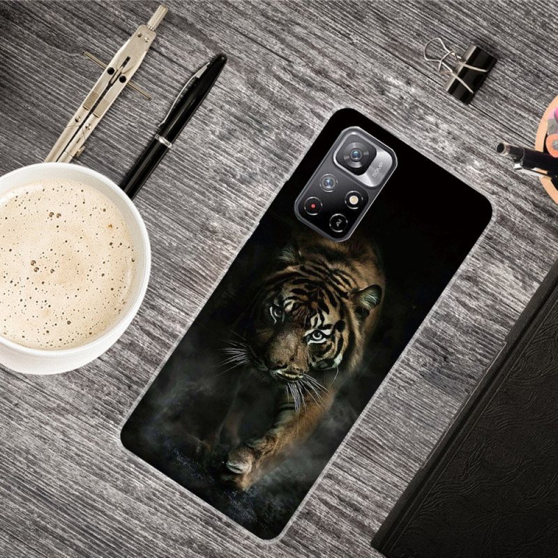 Deksel Til Xiaomi Redmi Note 11 Pro Plus 5G Fleksibel Tiger