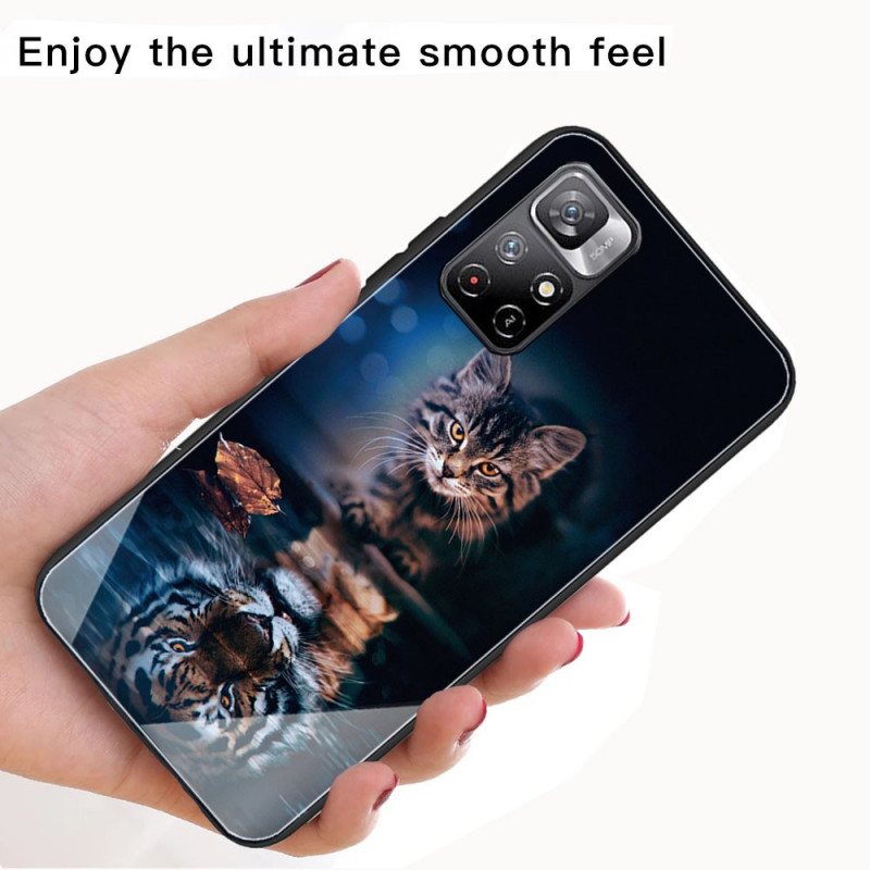 Deksel Til Xiaomi Redmi Note 11 Pro Plus 5G Mitt Tiger Herdet Glass