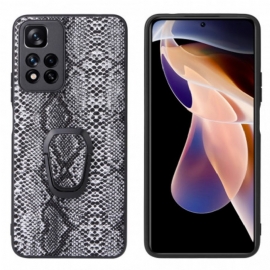 Deksel Til Xiaomi Redmi Note 11 Pro Plus 5G Snake Style Ring-holder