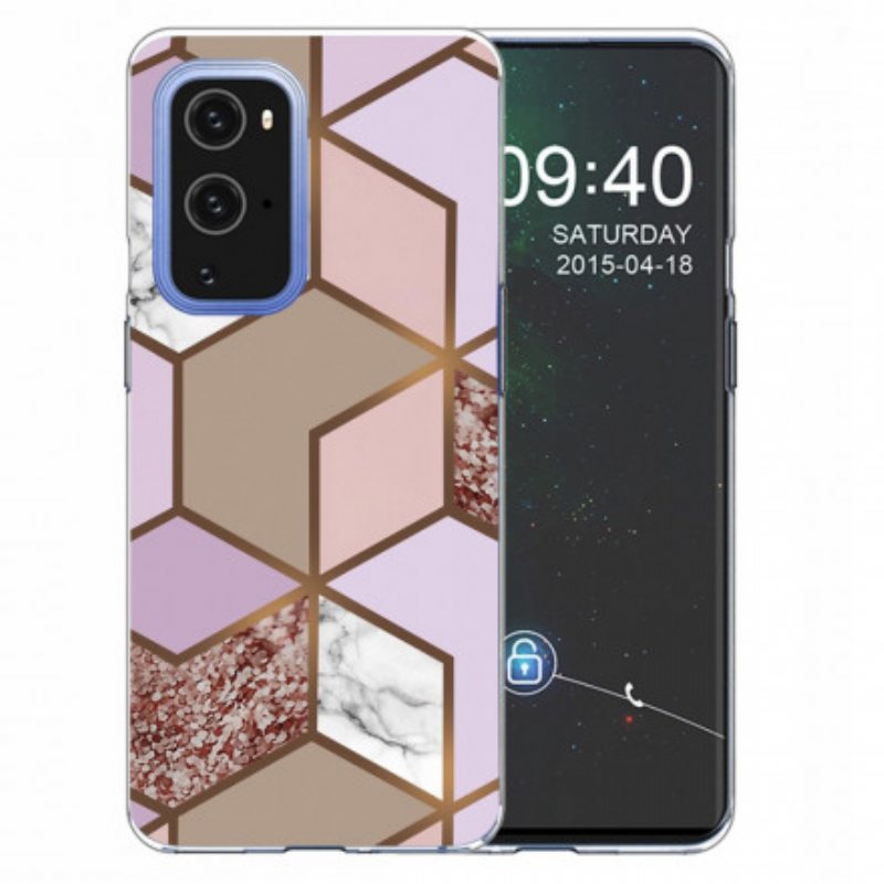 Deksel Til OnePlus 9 Pro Geometrisk Marmor