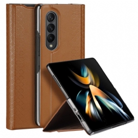 Beskyttelse Deksel Til Samsung Galaxy Z Fold 4 Folio Deksel Dux Ducis Bril Series