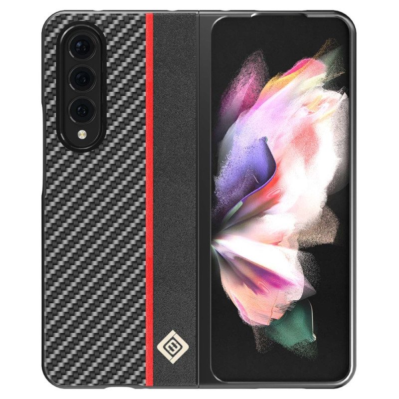 Deksel Til Samsung Galaxy Z Fold 4 Carbon Fiber Line Lc. Imeeke