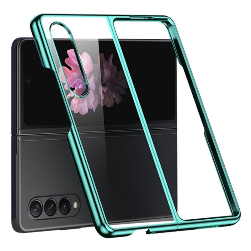 Deksel Til Samsung Galaxy Z Fold 4 Gjennomsiktig Metallisk