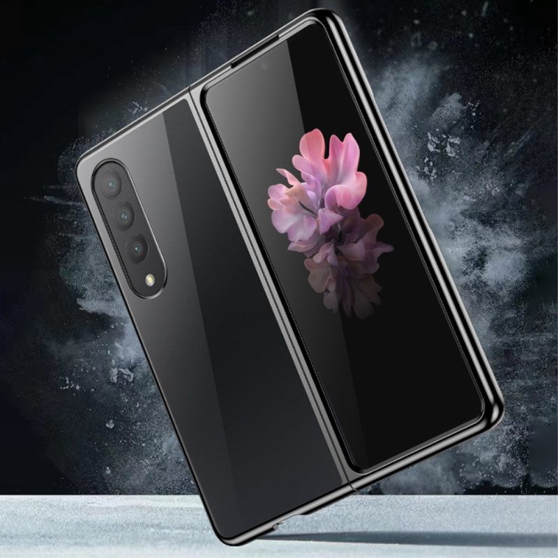 Deksel Til Samsung Galaxy Z Fold 4 Gjennomsiktig Metallisk