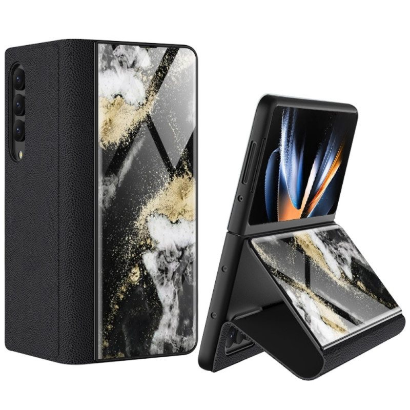 Deksel Til Samsung Galaxy Z Fold 4 Gkk Marble Waves