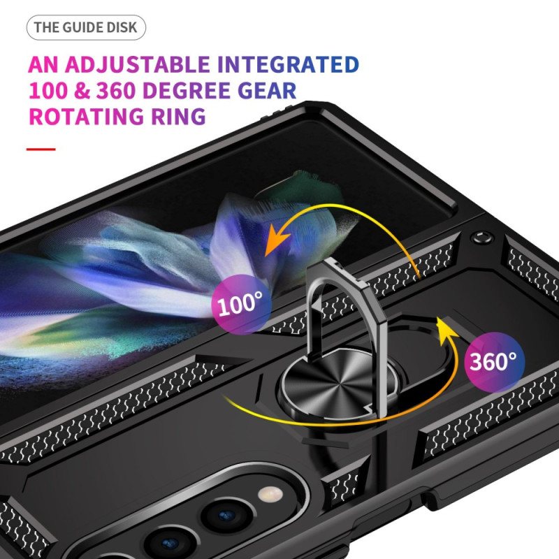 Deksel Til Samsung Galaxy Z Fold 4 Militær Klasse Med Ring