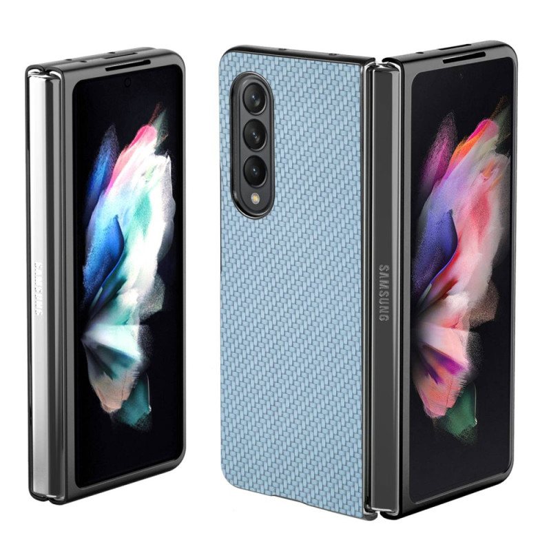 Deksel Til Samsung Galaxy Z Fold 4 Vevd Effekt Karbonfiber