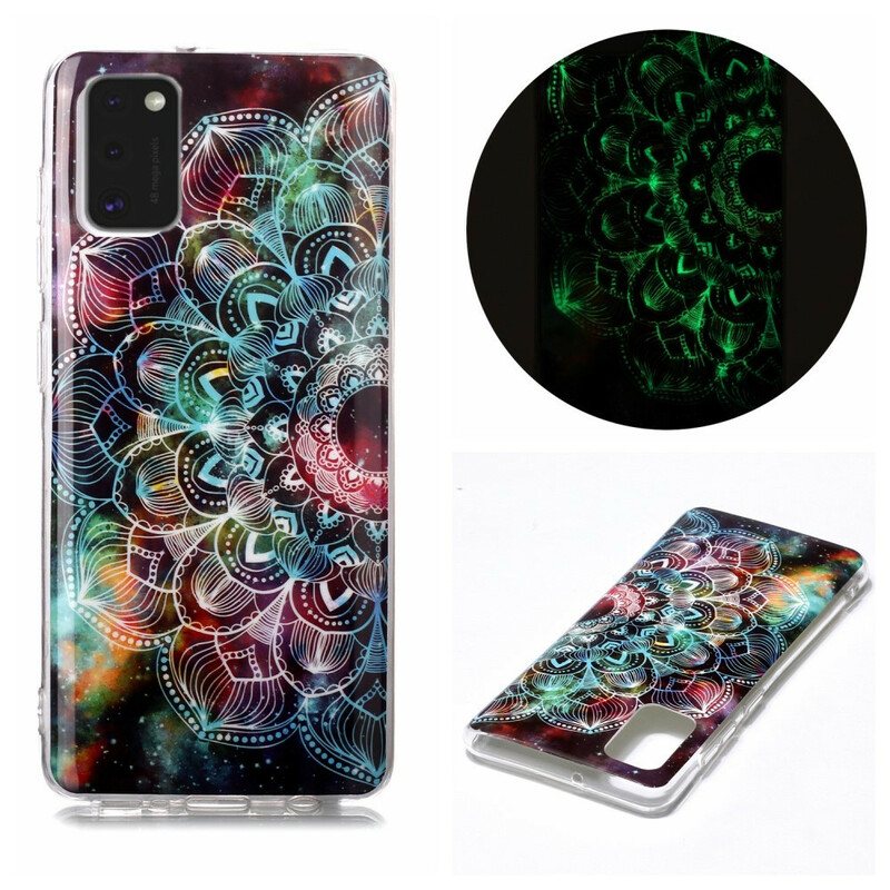 Deksel Til Samsung Galaxy A41 Fluorescerende Blomsterserie