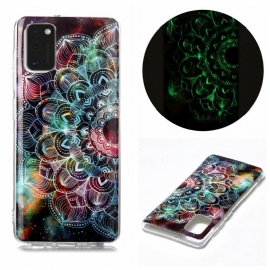 Deksel Til Samsung Galaxy A41 Fluorescerende Blomsterserie