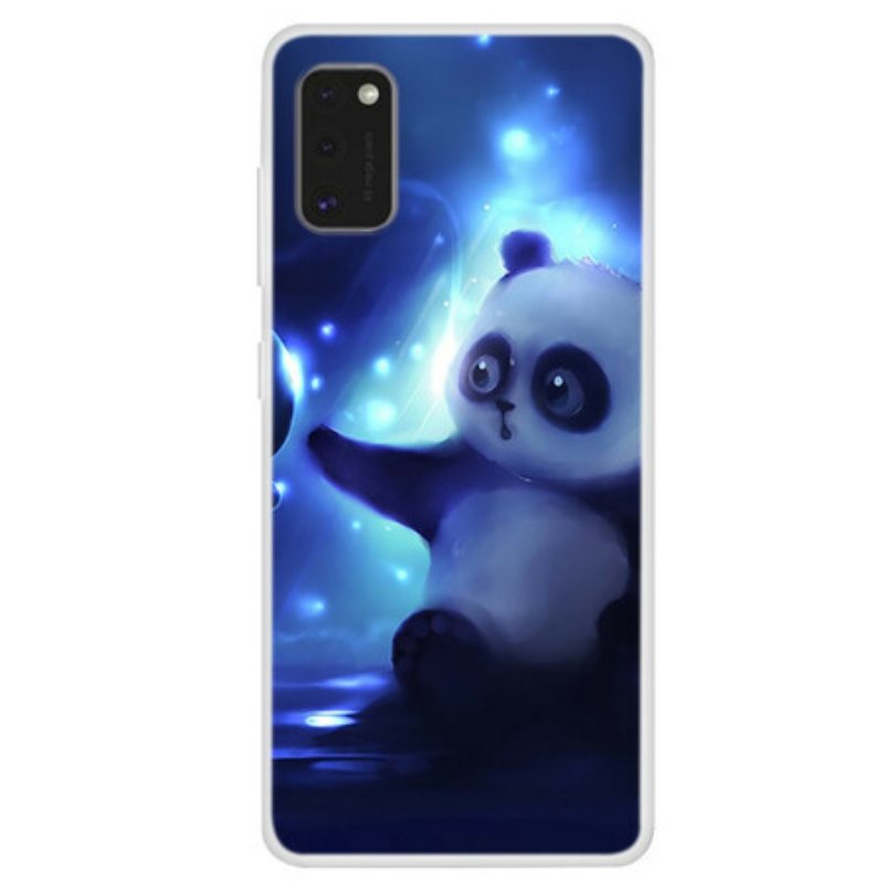 Deksel Til Samsung Galaxy A41 Panda I Verdensrommet