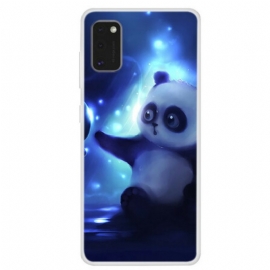 Deksel Til Samsung Galaxy A41 Panda I Verdensrommet