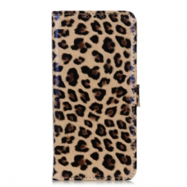 Folio Deksel Til Samsung Galaxy A41 Leopard