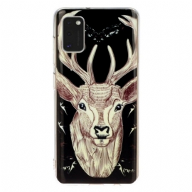 Mobildeksel Til Samsung Galaxy A41 Fluorescerende Majestic Deer