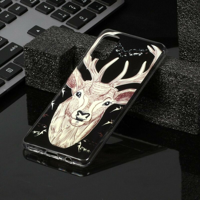 Mobildeksel Til Samsung Galaxy A41 Fluorescerende Majestic Deer