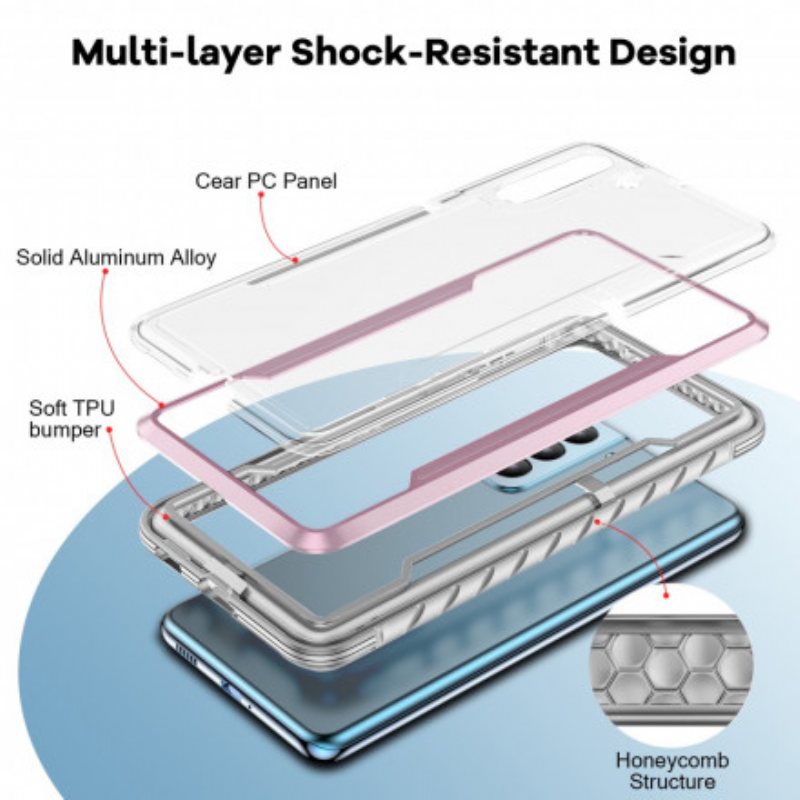 Deksel Til Samsung Galaxy S21 5G Clear Hybrid Edges Bumper