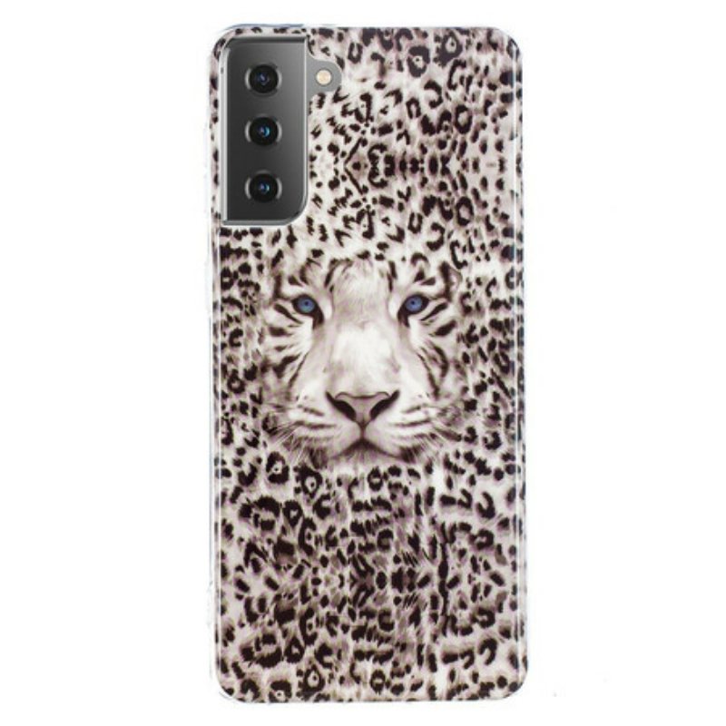 Deksel Til Samsung Galaxy S21 5G Leopard Fluorescerende