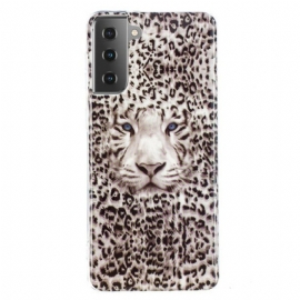 Deksel Til Samsung Galaxy S21 5G Leopard Fluorescerende