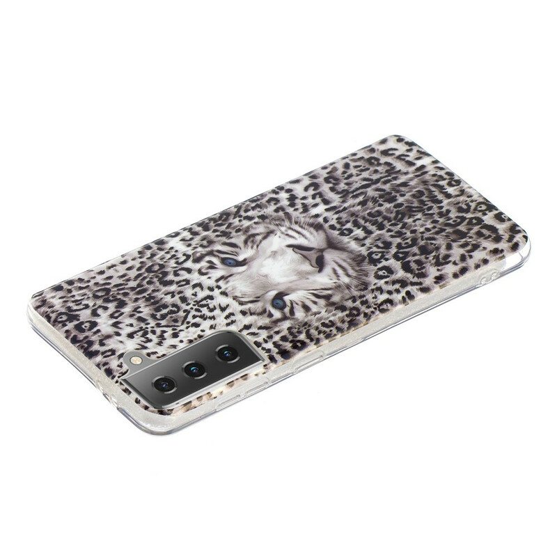 Deksel Til Samsung Galaxy S21 5G Leopard Fluorescerende