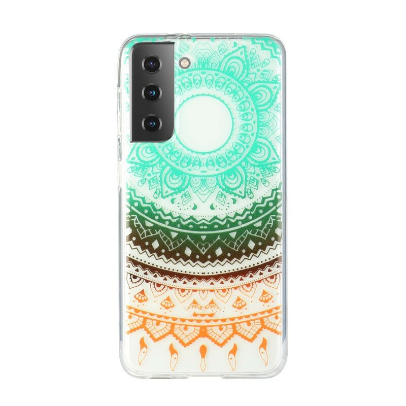 Deksel Til Samsung Galaxy S21 5G Sømløs Blomstermandala