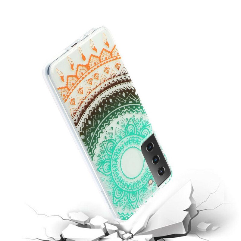 Deksel Til Samsung Galaxy S21 5G Sømløs Blomstermandala