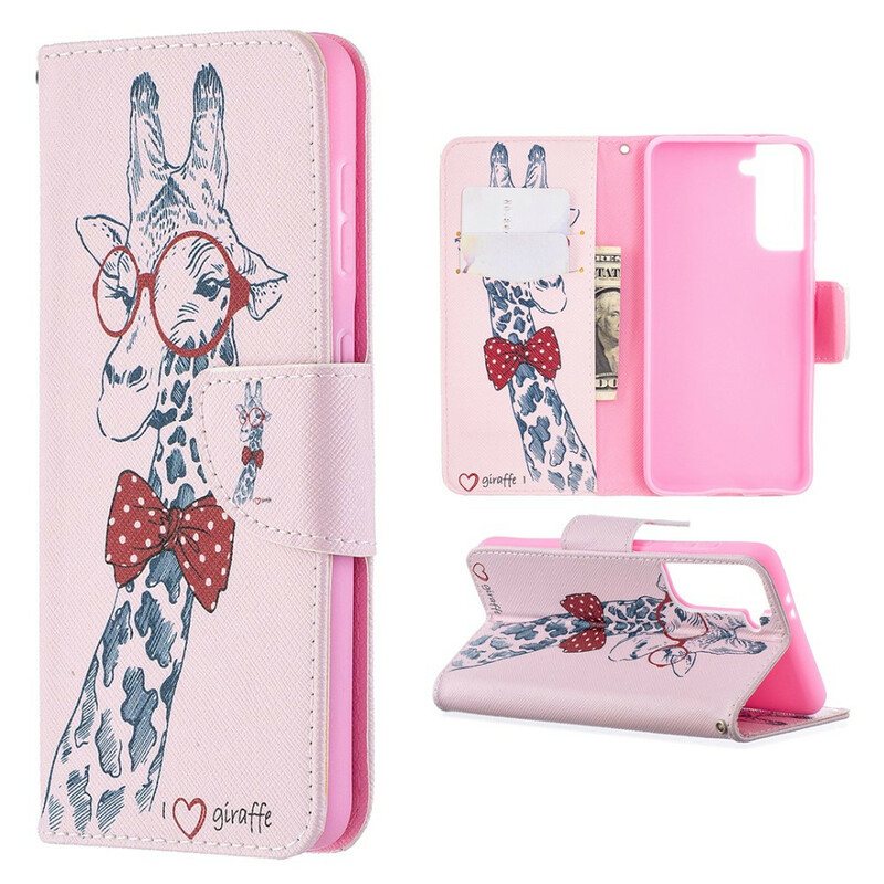 Folio Deksel Til Samsung Galaxy S21 5G Brainy Giraff