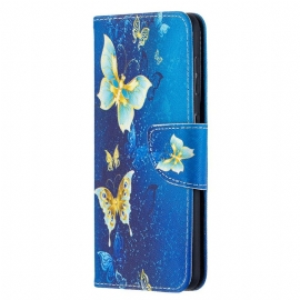 Folio Deksel Til Samsung Galaxy S21 5G Butterflies Kings