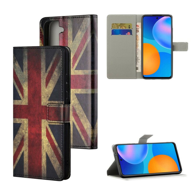 Folio Deksel Til Samsung Galaxy S21 5G Englands Flagg