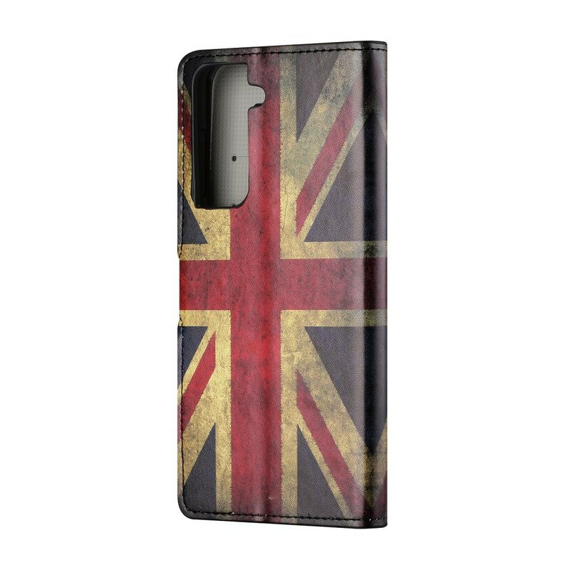 Folio Deksel Til Samsung Galaxy S21 5G Englands Flagg