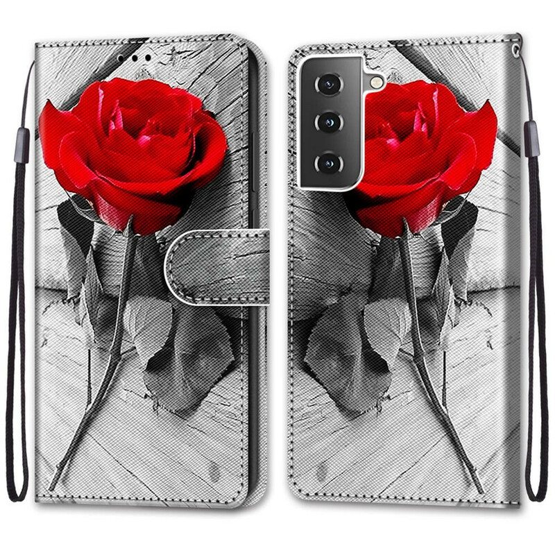 Folio Deksel Til Samsung Galaxy S21 5G Floral Wonder