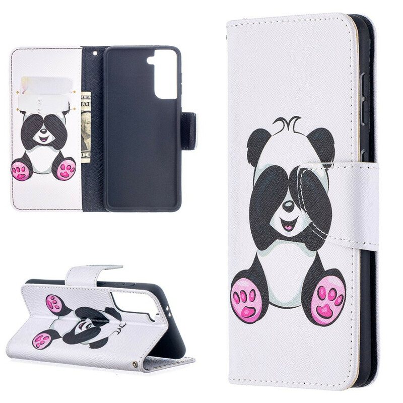 Folio Deksel Til Samsung Galaxy S21 5G Panda Moro