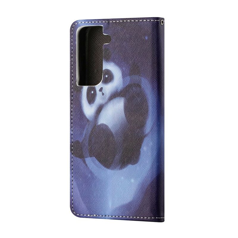 Folio Deksel Til Samsung Galaxy S21 5G Panda Space