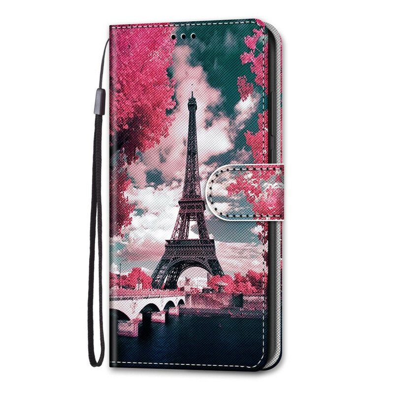 Folio Deksel Til Samsung Galaxy S21 5G Paris I Blomst