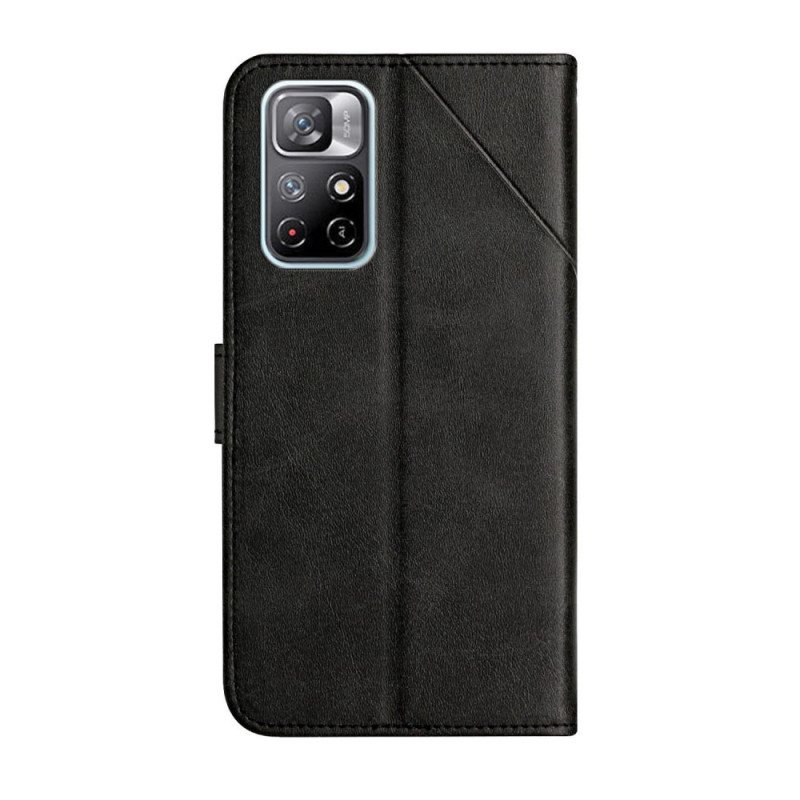 Folio Deksel Til Poco M4 Pro 5G X Design Geo Leather Style