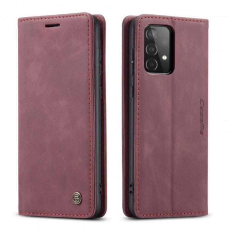 Beskyttelse Deksel Til Samsung Galaxy A52 4G / A52 5G / A52s 5G Folio Deksel Caseme Imitert Skinn