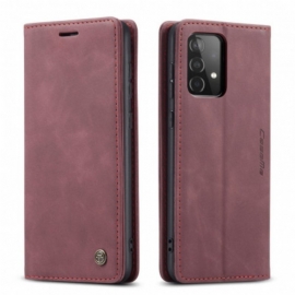 Beskyttelse Deksel Til Samsung Galaxy A52 4G / A52 5G / A52s 5G Folio Deksel Caseme Imitert Skinn