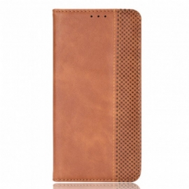 Beskyttelse Deksel Til Samsung Galaxy A52 4G / A52 5G / A52s 5G Folio Deksel Stilisert Vintage Skinneffekt