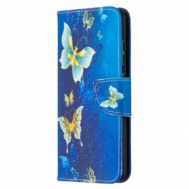 Folio Deksel Til Samsung Galaxy A52 4G / A52 5G / A52s 5G Butterflies Kings