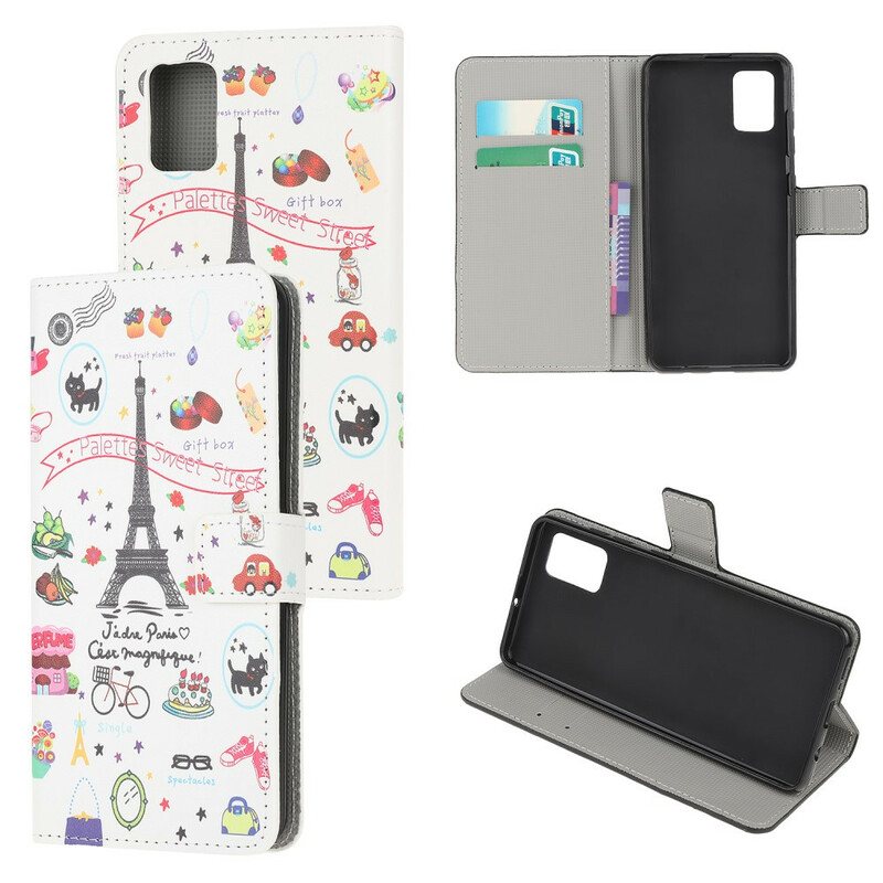 Folio Deksel Til Samsung Galaxy A52 4G / A52 5G / A52s 5G Jeg Elsker Paris