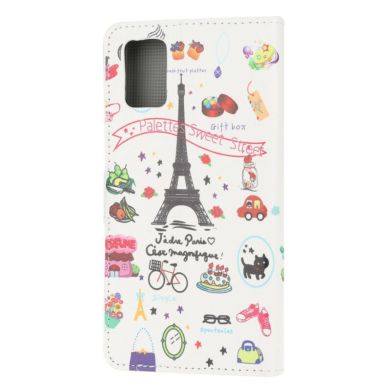 Folio Deksel Til Samsung Galaxy A52 4G / A52 5G / A52s 5G Jeg Elsker Paris