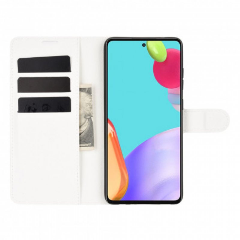 Folio Deksel Til Samsung Galaxy A52 4G / A52 5G / A52s 5G Klassisk Litchi